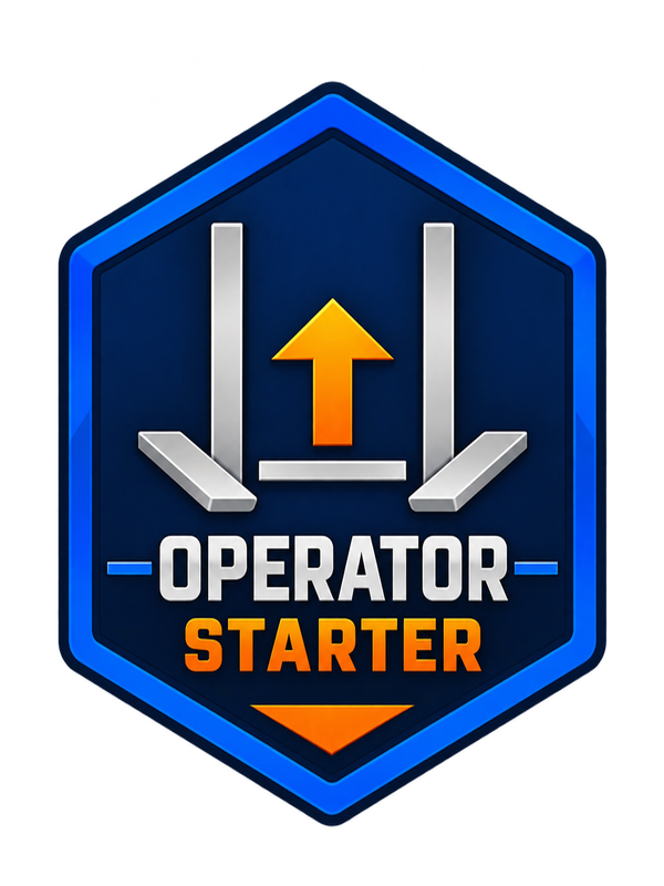 Operator Starter – Abzeichen